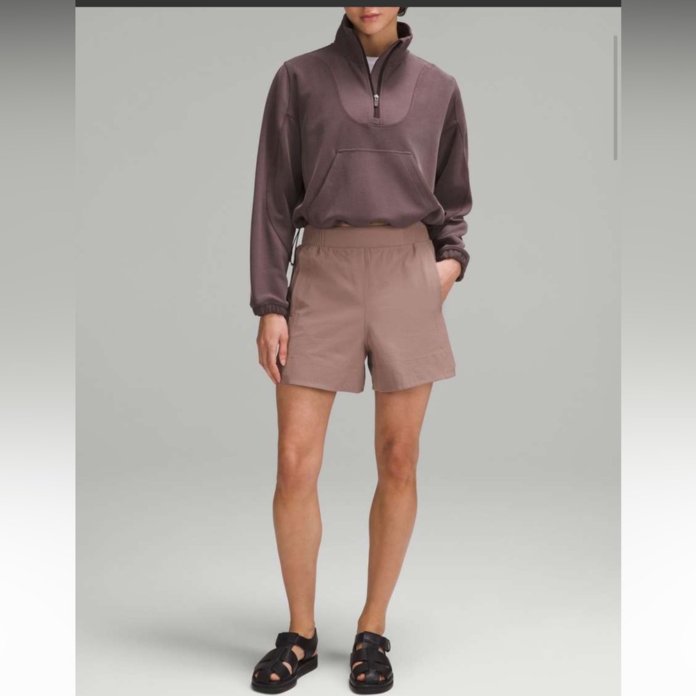 NWT Lululemon Stretch Woven Relaxed-Fit High-Rise Shorts size M color TPTC